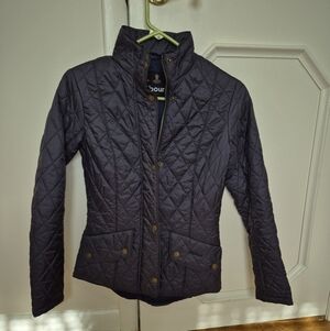Barbour Women's Quilted Navy Jacket